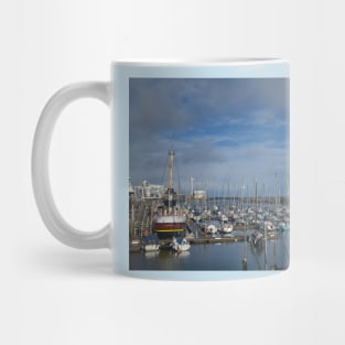 The Marina at Blyth South Harbour, Northumberland Mug